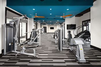 Strength Training at Abberly Onyx Apartment Homes, Decatur, 30033